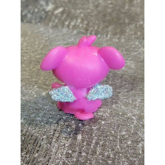 SML pink mouse wing angel toy figure glitter - Picture 3 of 5